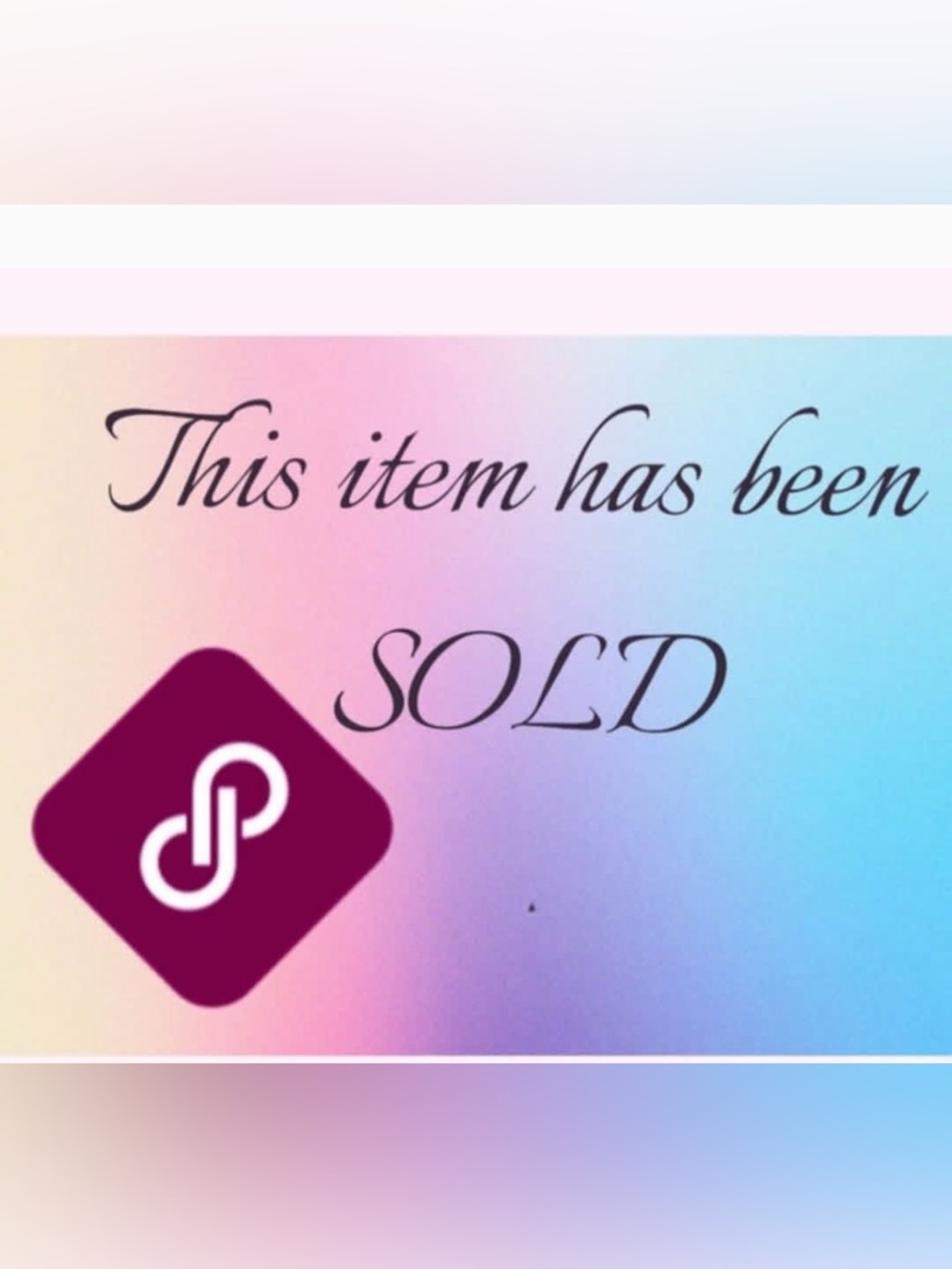 Sold item